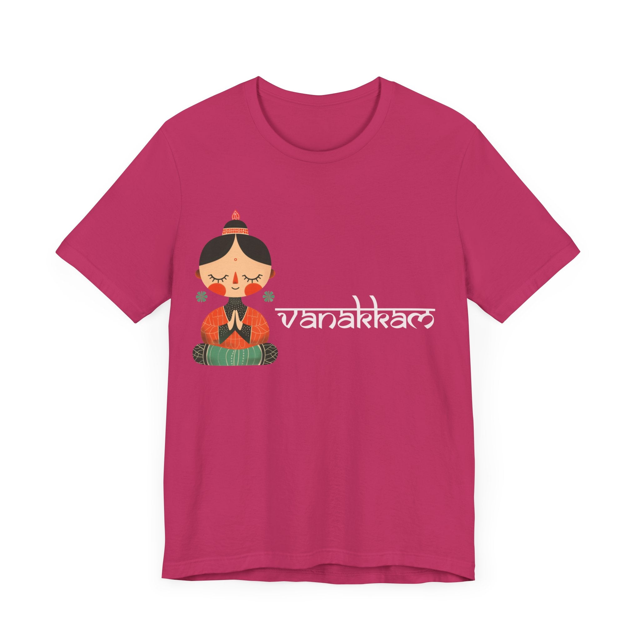 Vanakkam Desi Greeting Jersey Personalized Funny T-Shirt