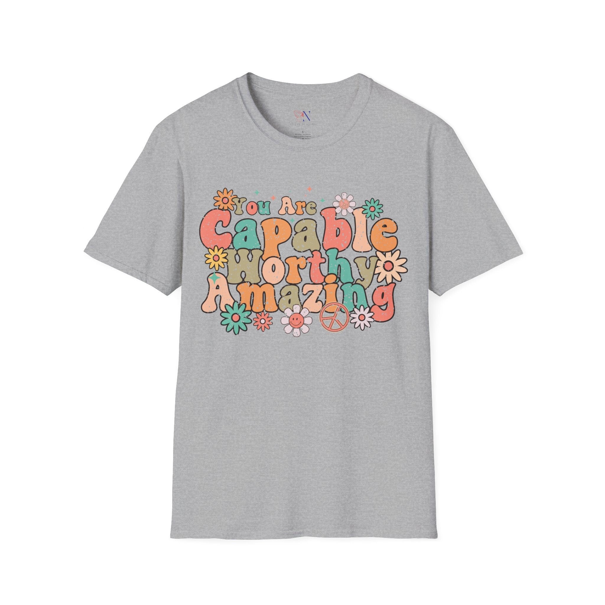 You Are Capable Worthy Amazing Encouraging Happy Positive Sayings G...